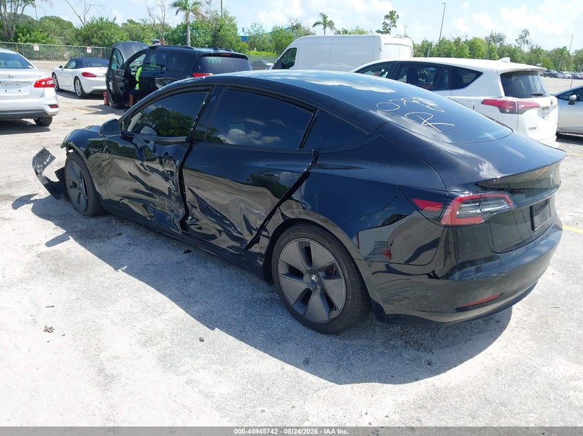 2021 TESLA MODEL 3 auction photo 3