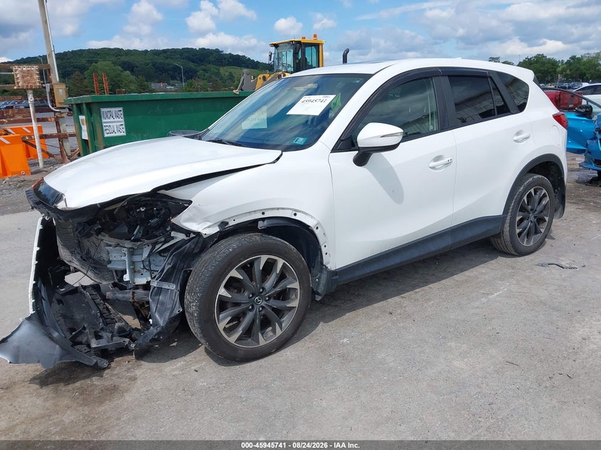 2016 Mazda CX-5, Front End, IAAI, VIN JM3KE4DY4G0604928 — photo 2