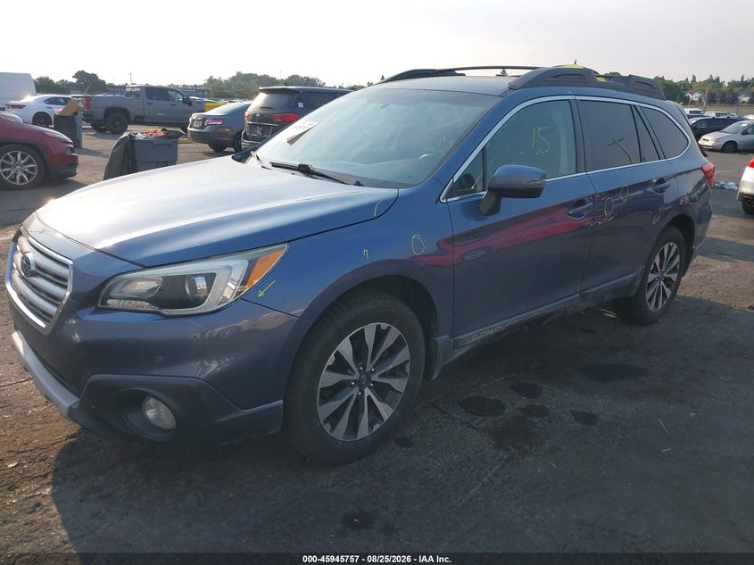 2015 Subaru Outback, Удар сзади, IAAI, VIN 4S4BSAJC0F3258944 — фото 2