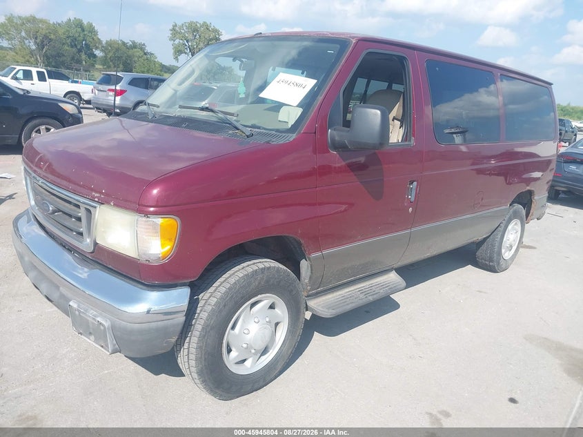 2003 Ford Econoline, Rear, IAAI, VIN 1FMNE31F93HA43359 — photo 2