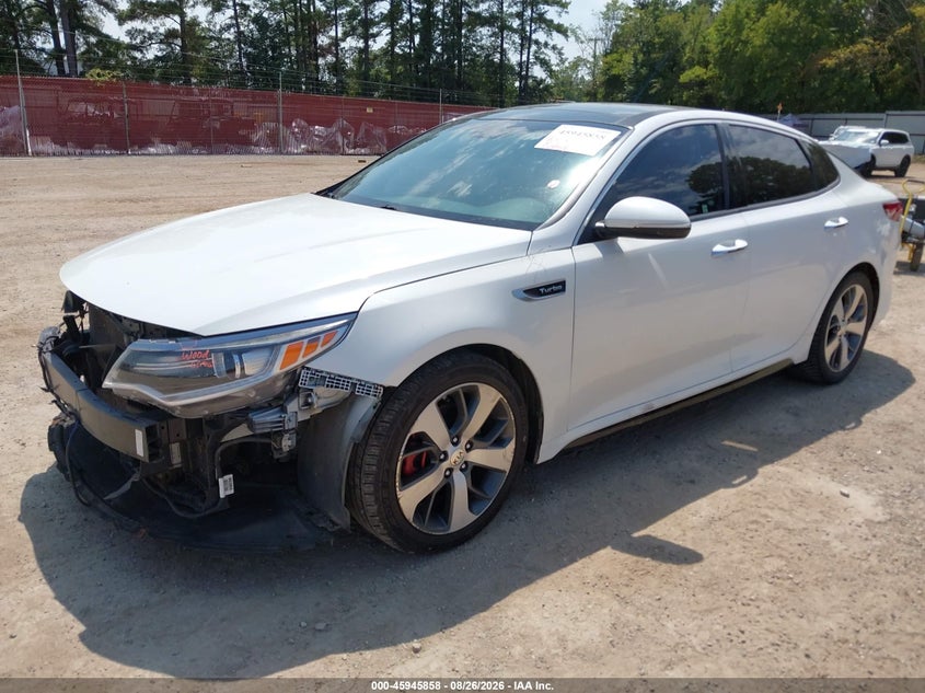 2016 Kia Optima, Front End, IAAI, VIN 5XXGW4L28GG014237 — photo 2
