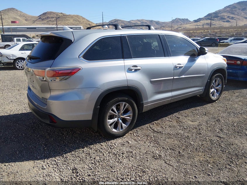 Vin: 5tdbkrfh4gs255813, lot: 46445036, toyota highlander le plus v6 20164