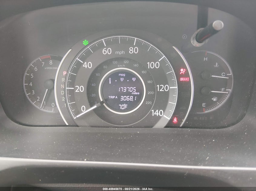 2012 HONDA CR-V SPORT UTILITY VEHICLE 2.4L I-4 DOHC, VVT, 185HP