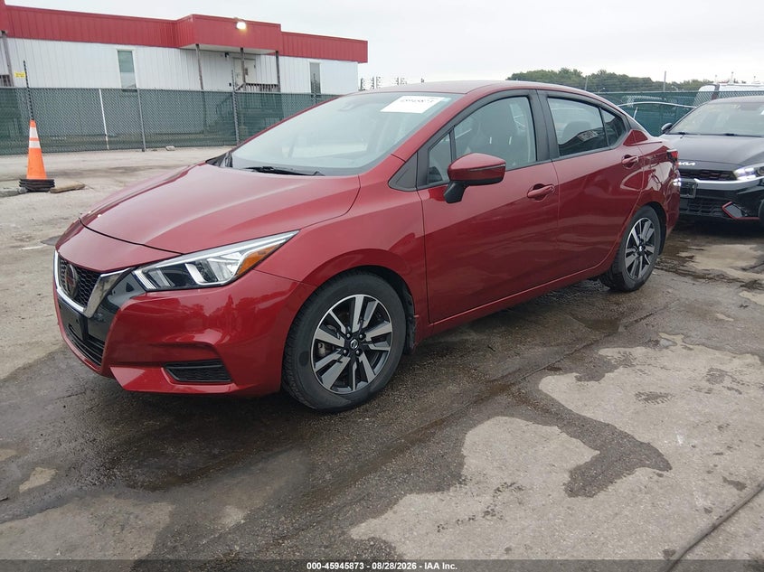 2020 Nissan Versa, Left & Right Side, IAAI, VIN 3N1CN8EV8LL887181 — photo 2