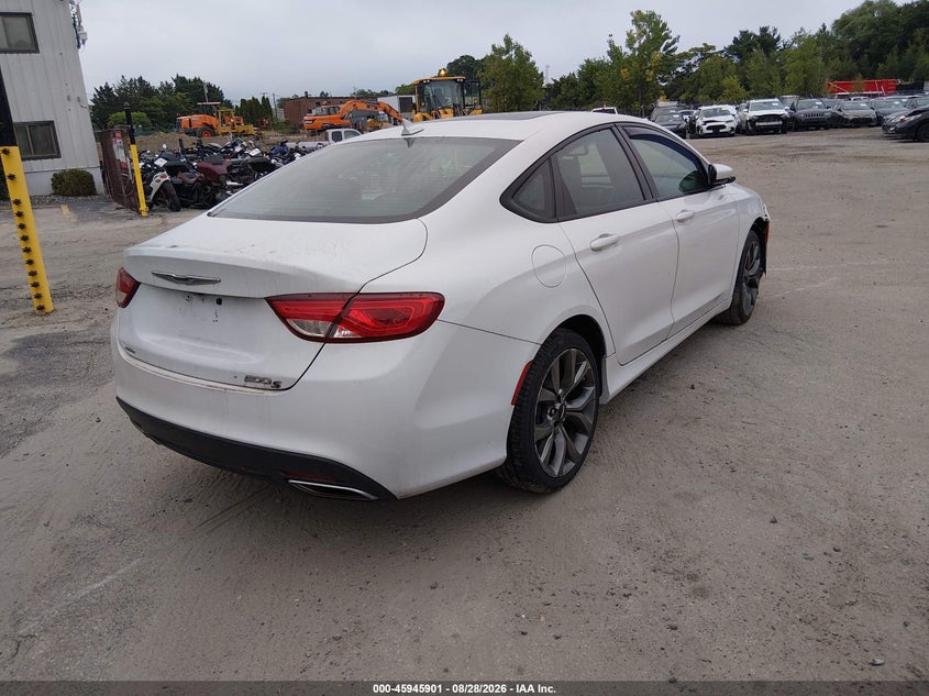 Vin: 1c3cccdg5fn664744, lot: 46445073, chrysler 200 s 20154