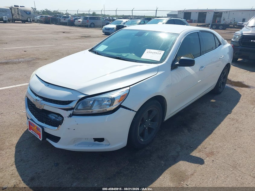 2014 Chevrolet Malibu, Front End, IAAI, VIN 1G11A5SL7EF283192 — photo 2