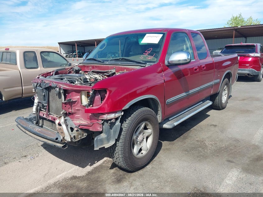 2000 Toyota Tundra, Удар спереду, IAAI, VIN 5TBRT3418YS069300 — фото 2