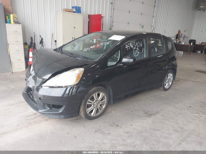 2009 Honda Fit, Front End, IAAI, VIN JHMGE87449S060743 — photo 2