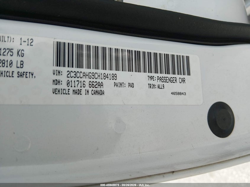 2012 CHRYSLER 300 LIMITED · Фото 9