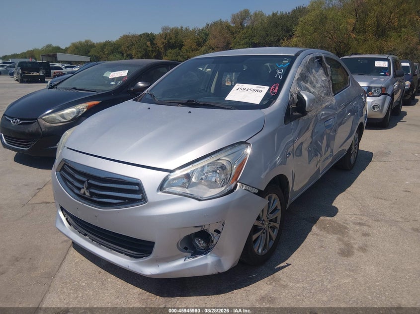 2017 MITSUBISHI MIRAGE SEDAN 1.2L I-3 DOHC, VVT, 78HP