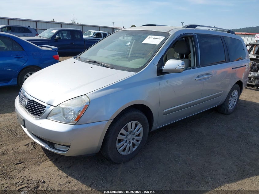Vin: kndmg4c77e6543251, lot: 46445172, kia sedona lx 20142