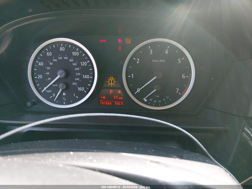 BMW 525I 2005 VIN WBANA53575B863426