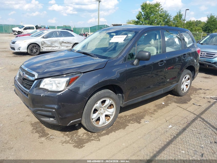 Vin: jf2sjaac9hh401582, lot: 46445187, subaru forester 2.5i 20172
