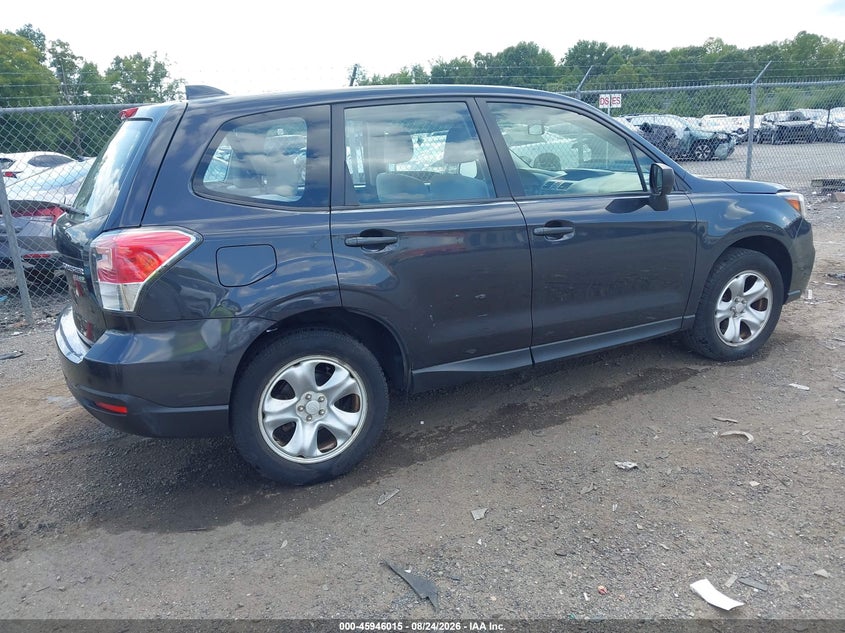 Vin: jf2sjaac9hh401582, lot: 46445187, subaru forester 2.5i 20174