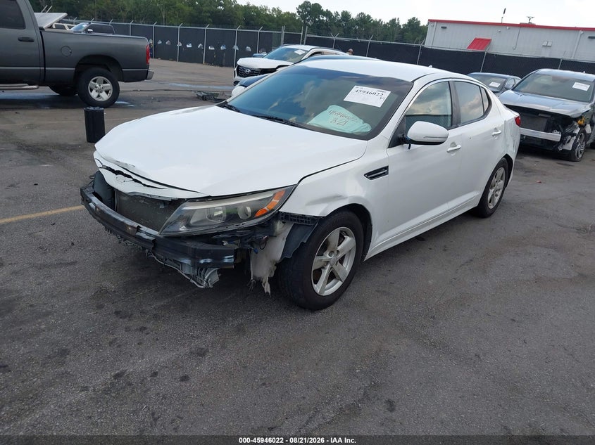2015 Kia Optima, Front End, IAAI, VIN KNAGM4A70F5643611 — photo 2