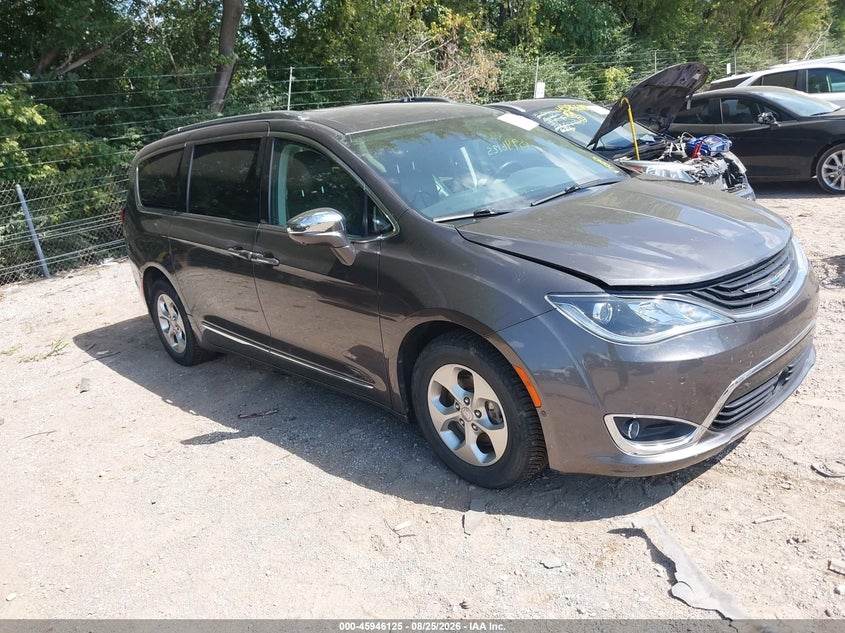 Vin: 2c4rc1n71hr740054, lot: 46445297, chrysler pacifica hybrid platinum 20171