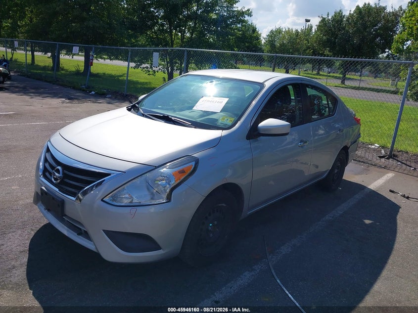 2019 Nissan Versa, Удар ззаду, IAAI, VIN 3N1CN7AP8KL850759 — фото 2