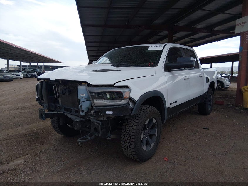 2020 RAM 1500, Front End, IAAI, VIN 1C6SRFLT6LN229935 — photo 2