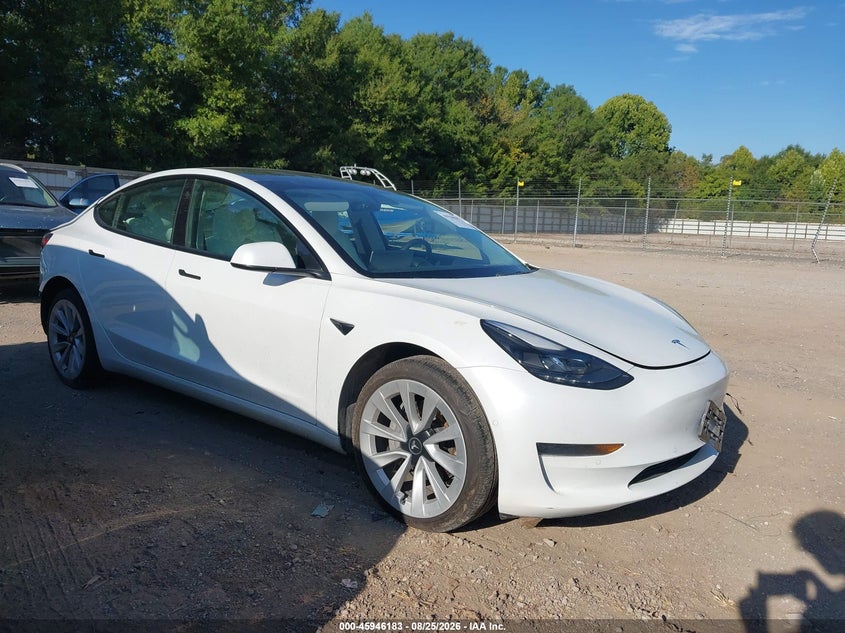 Vin: 5yj3e1ea2mf870085, lot: 46445355, tesla model 3 standard range plus rear-wheel drive 2021 img_1