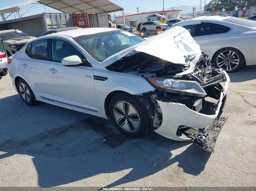 2013 Kia Optima Hybrid Lx, Перёд, IAAI, VIN KNAGM4AD9D5039008