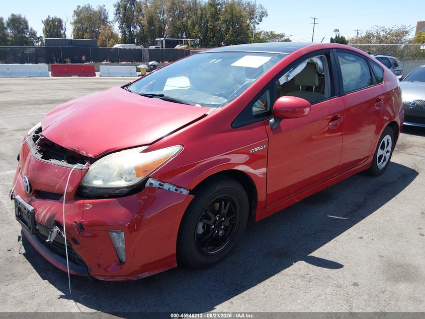 2012 Toyota Prius, Front End, IAAI, VIN JTDKN3DU0C1606227 — photo 2