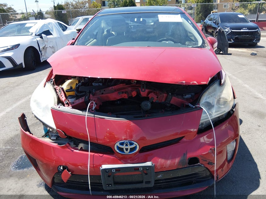 TOYOTA PRIUS 2012 VIN JTDKN3DU0C1606227