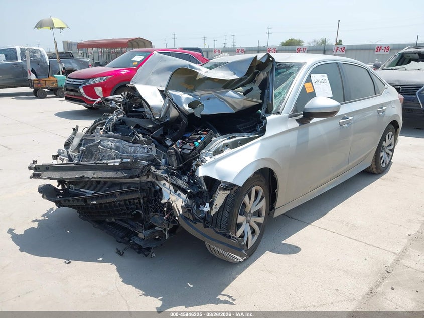 2026 Honda Civic, Front End, IAAI, VIN 2HGFE2F24TH537438 — photo 2