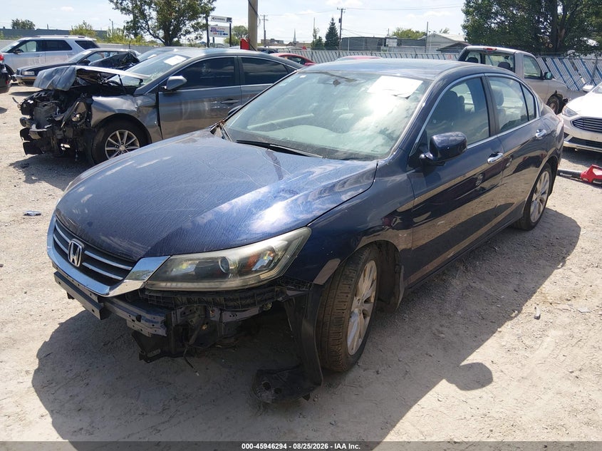 2014 Honda Accord, Front End, IAAI, VIN 1HGCR2F87EA130386 — photo 2