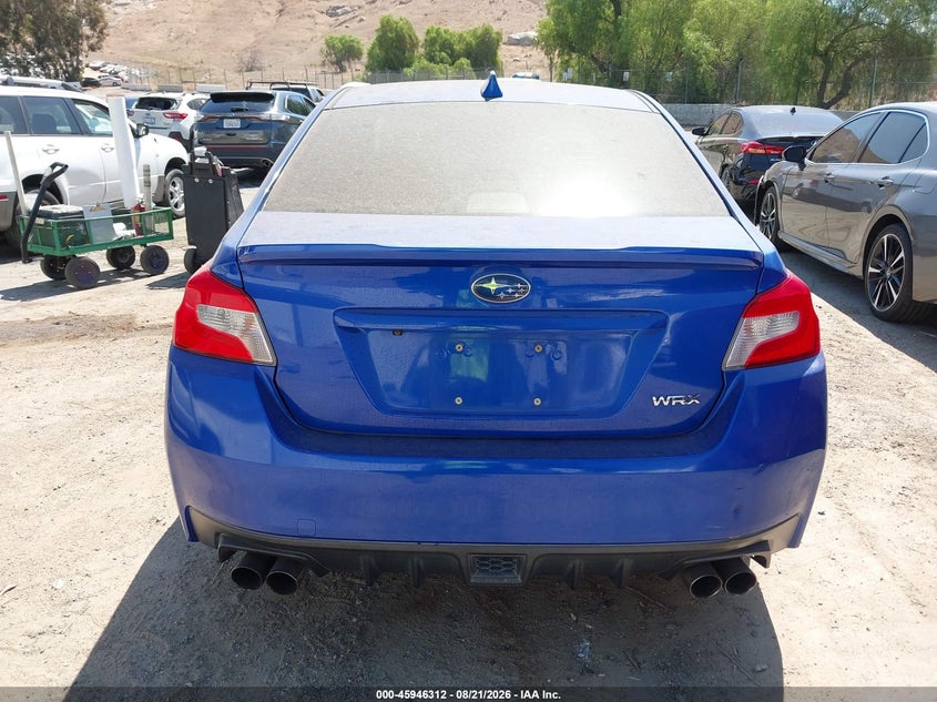 2016 SUBARU WRX SEDAN 2.0L H-4 DI, DOHC, VVT, TURBO, 268HP