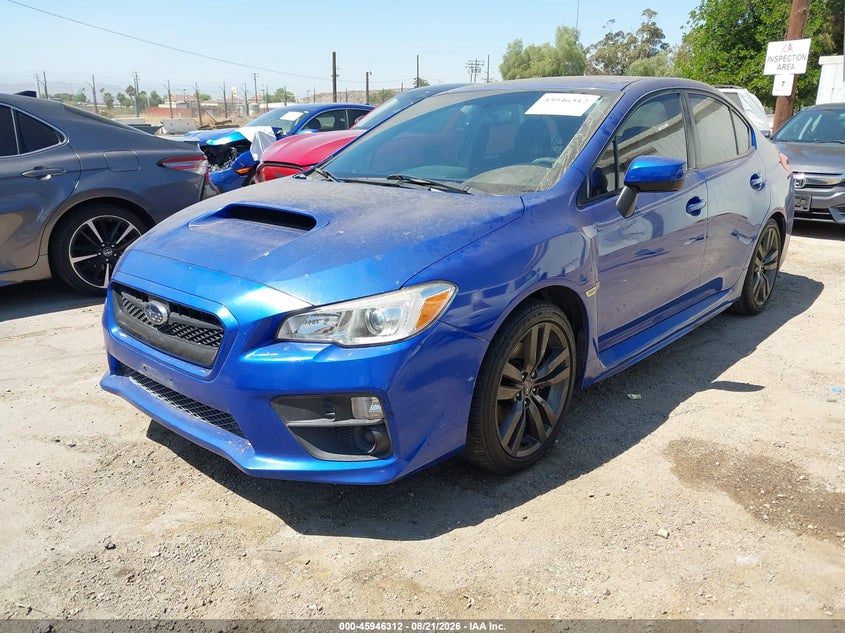 2016 SUBARU WRX SEDAN 2.0L H-4 DI, DOHC, VVT, TURBO, 268HP