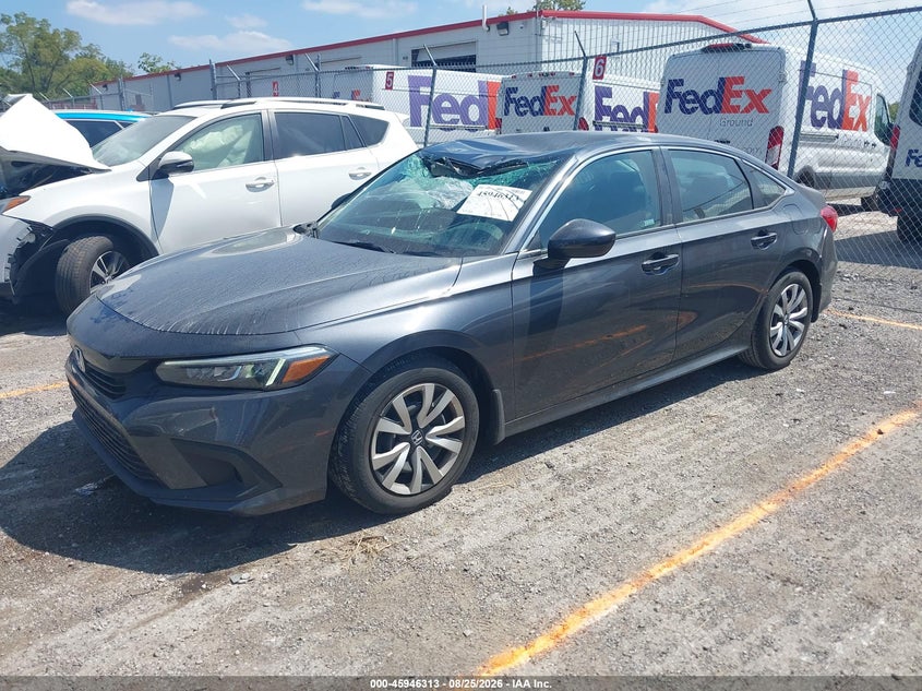 2022 Honda Civic, Roof, IAAI, VIN 2HGFE2F25NH558754 — photo 2