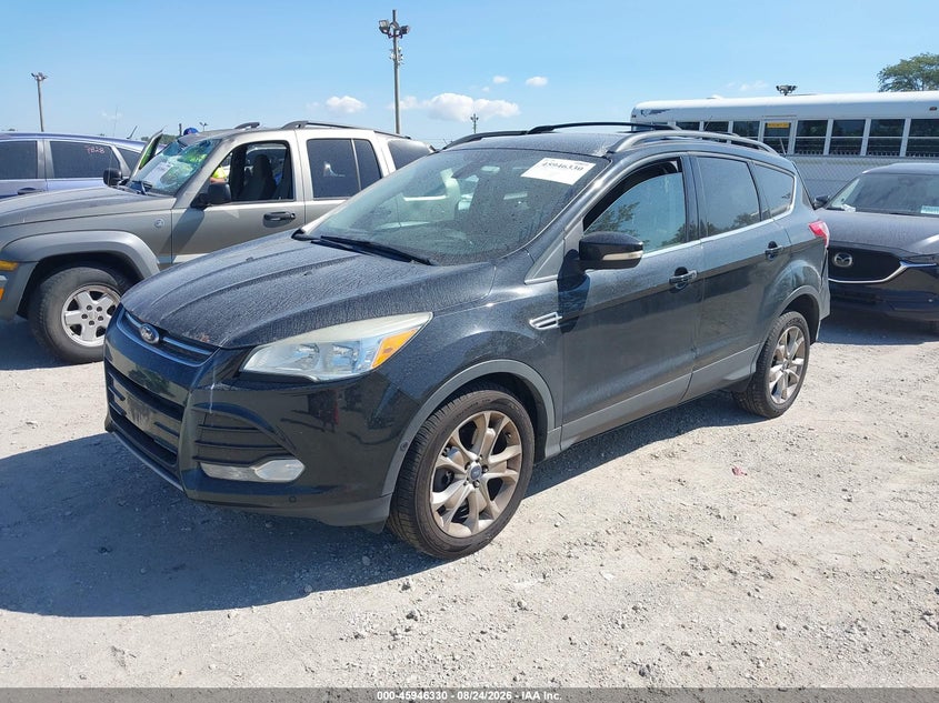 2013 Ford Escape, Rear, IAAI, VIN 1FMCU9H98DUB14623 — photo 2