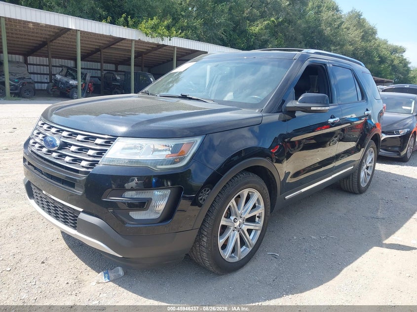 2016 Ford Explorer, Front End, IAAI, VIN 1FM5K7F8XGGB64133 — photo 2