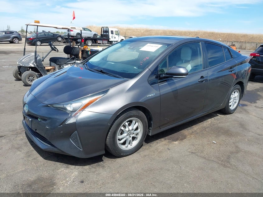 2017 Toyota Prius Four, Right Rear, IAAI, VIN JTDKARFU9H3543717 — photo 2