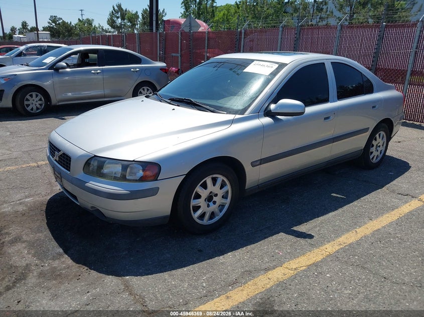 VOLVO S60 2001 VIN YV1RS61N212010964