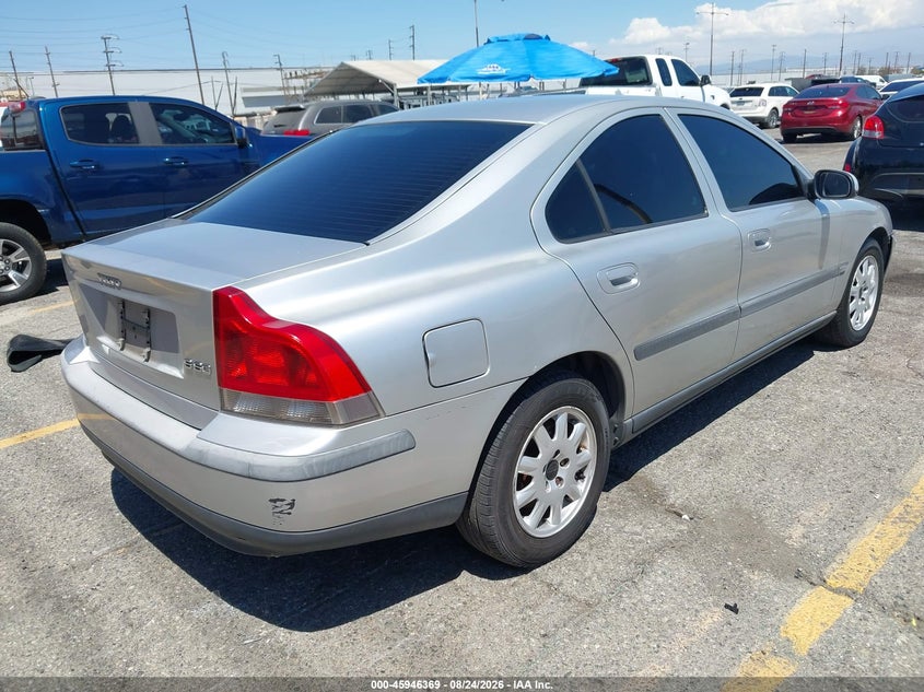 VOLVO S60 2001 VIN YV1RS61N212010964