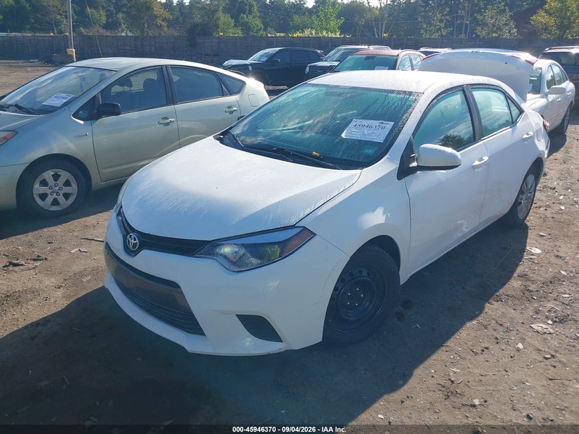 2015 TOYOTA COROLLA SEDAN 1.8L I-4 DOHC, VVT, 132HP