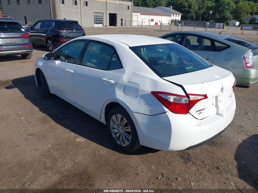 2015 TOYOTA COROLLA SEDAN 1.8L I-4 DOHC, VVT, 132HP