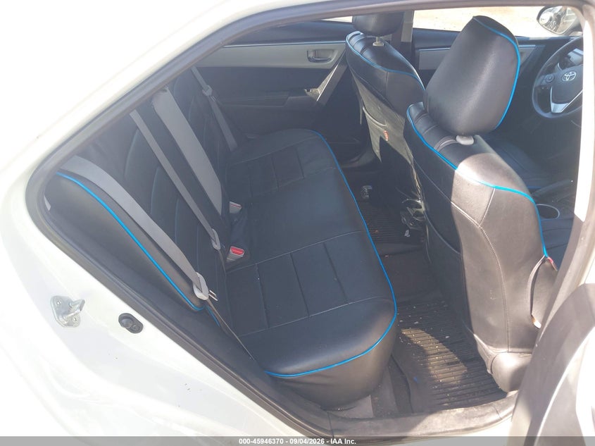 2015 TOYOTA COROLLA SEDAN 1.8L I-4 DOHC, VVT, 132HP