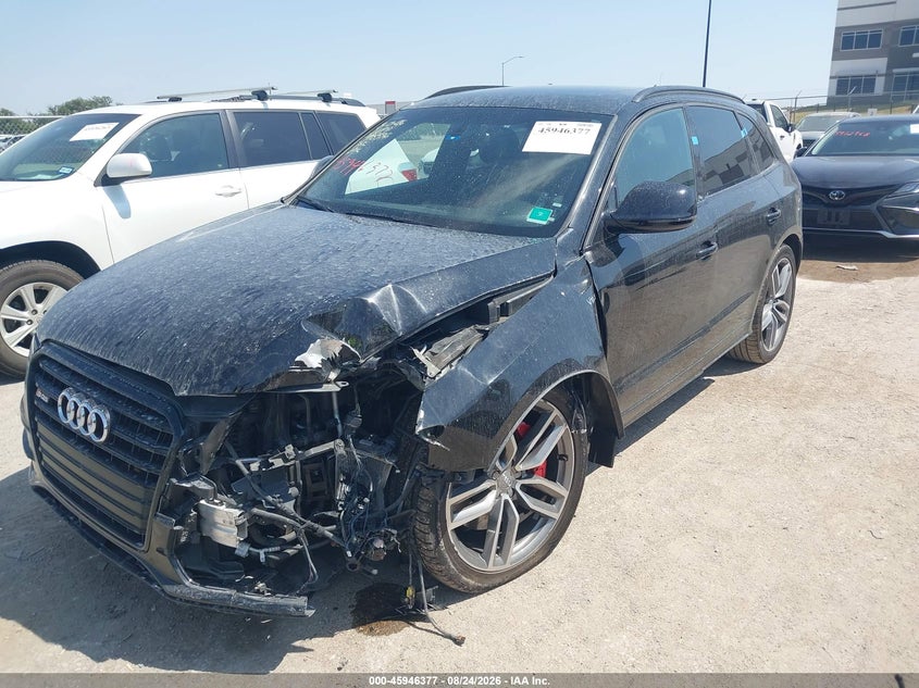 2016 Audi SQ5, Удар спереди, IAAI, VIN WA1CCBFP8GA044475 — фото 2
