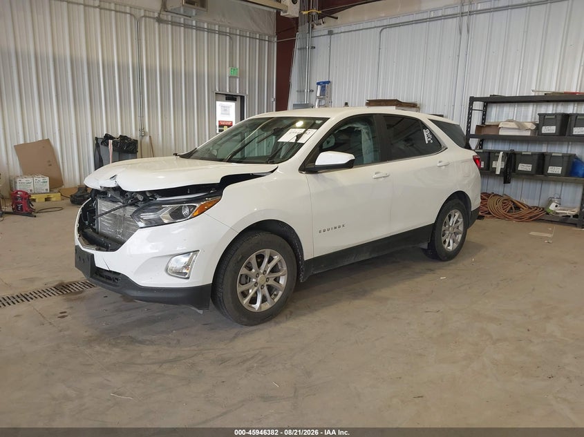 2021 Chevrolet Equinox, Front End, IAAI, VIN 3GNAXTEV8MS136825 — photo 2