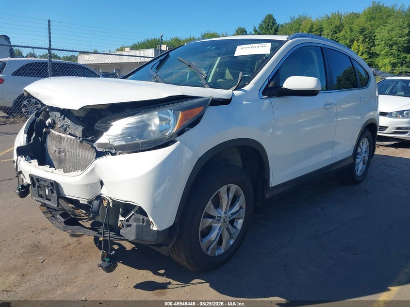 2013 Honda CR-V, Front End, IAAI, VIN 5J6RM4H70DL046818 — photo 2
