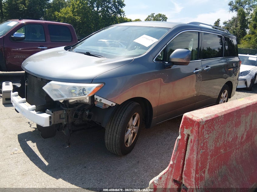 2016 Nissan Quest, Front End, IAAI, VIN JN8AE2KP3G9153283 — photo 2