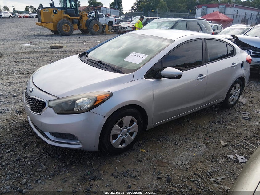 2016 Kia Forte, Левый бок, IAAI, VIN KNAFK4A6XG5515659 — фото 2