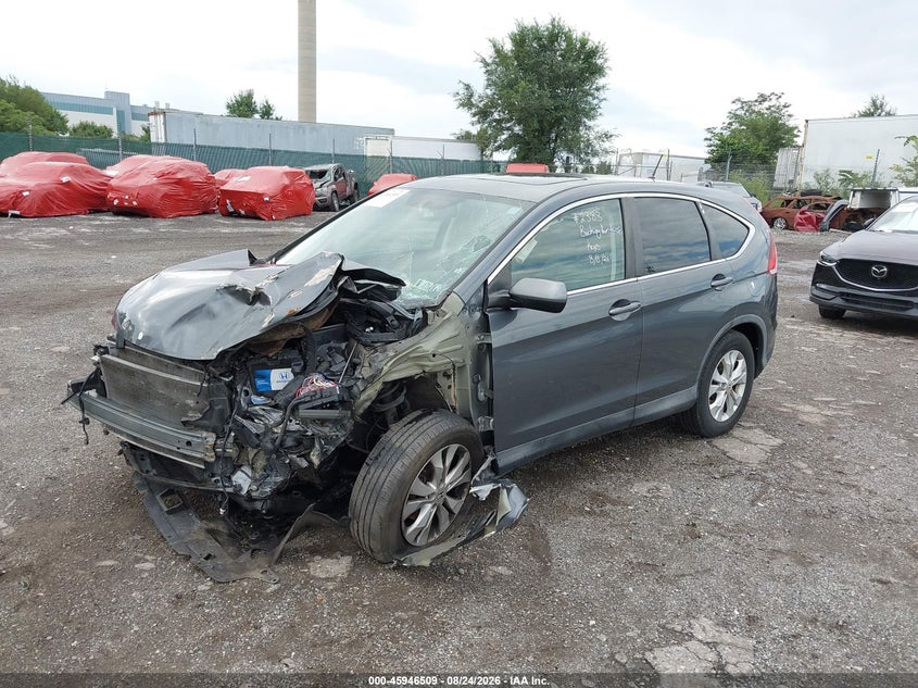 2013 Honda CR-V, Левый перёд, IAAI, VIN 2HKRM4H57DH621604 — фото 2