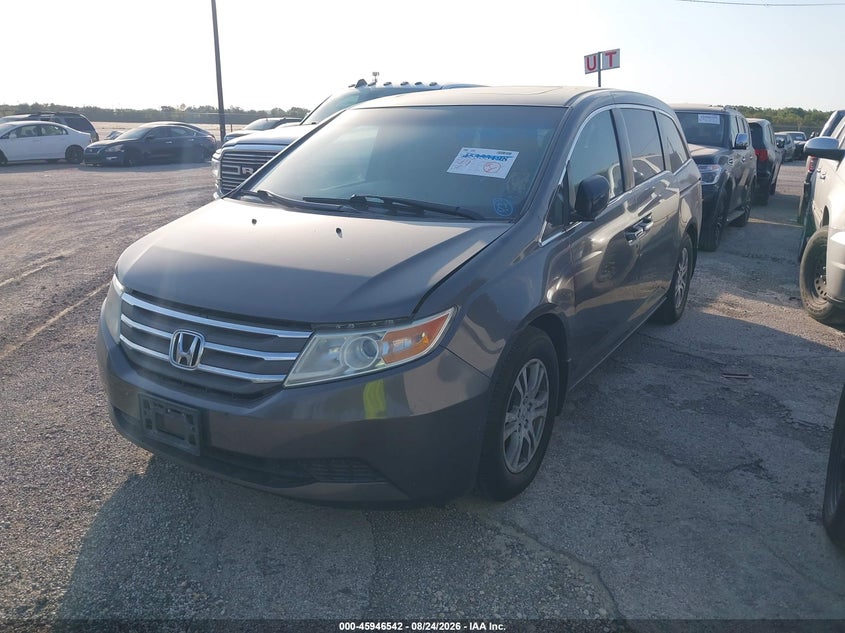 2012 Honda Odyssey, Theft Recovery, IAAI, VIN 5FNRL5H65CB026278 — photo 2