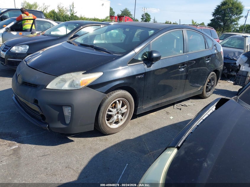 TOYOTA PRIUS 2012 VIN JTDKN3DU0C5396897