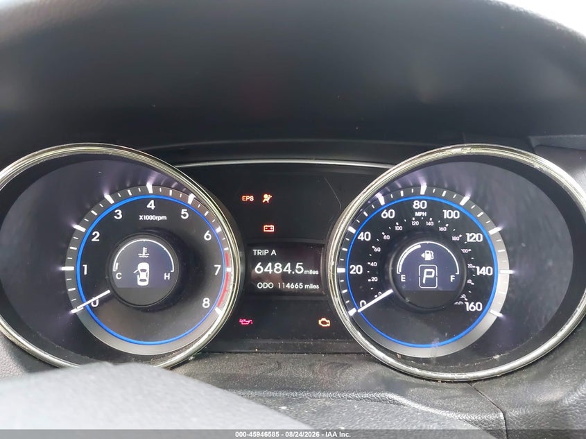 2012 HYUNDAI SONATA auction photo 7