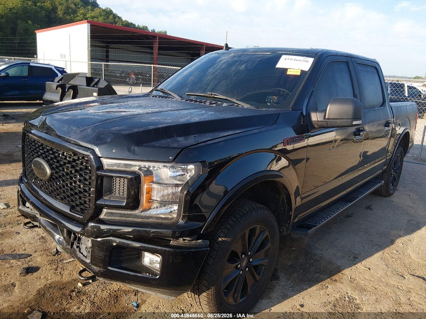2020 Ford F-150, Перед і зад, IAAI, VIN 1FTEW1E47LFC19979 — фото 2