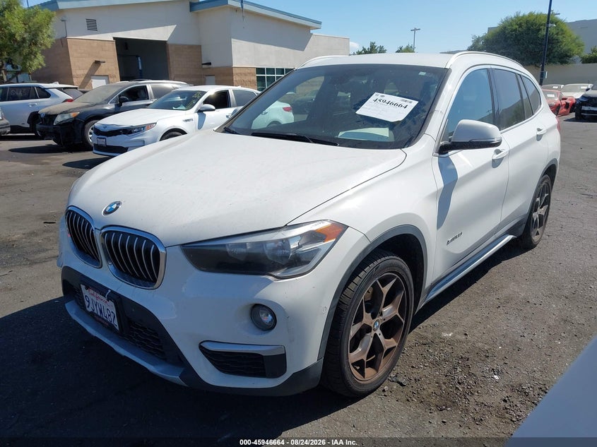 2017 BMW X1, Ходова, IAAI, VIN WBXHU7C38H5H35769 — фото 2
